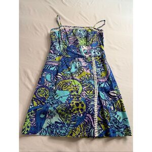 Lilly Pulitzer Women’s Jessie Cattitude Romper Size 2